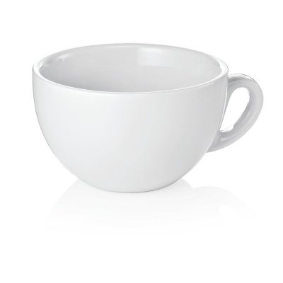 Italia cappuccino csésze, 280 ml, fehér porcelán, 6 db-os csomag - Német minőség
