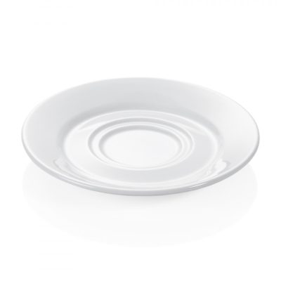 Levesescsésze alj, 15,5 cm, porcelán, 6 db-os szett