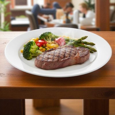 Italia lapostányér 30 cm, porcelán, 6 db-os csomag - Német minőség