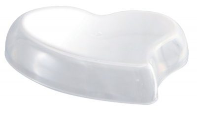 Fedő Heart desszert tégelyhez - 100 db-os csomag