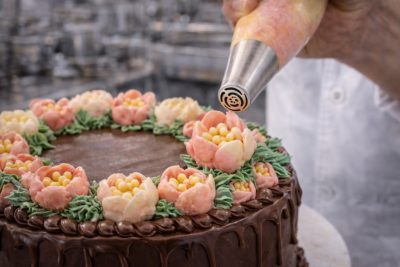 Orosz virágcső – rozsdamentes acél díszítőcső (kerek virágminta)