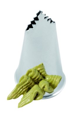 Levél, magmintás cső (0041), 10 mm, rozsdamentes