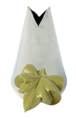 Levél, magmintás cső (1605), 8 mm, rozsdamentes