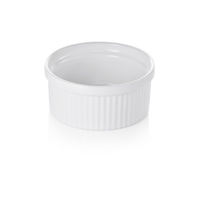 Ramekin szufléforma, 11x5 cm, porcelán, sorolható, 6 db-os csomag