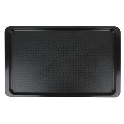 Fekete műanyag tálca GN 1/1 méret 32,5x53 cm - Magyar termék