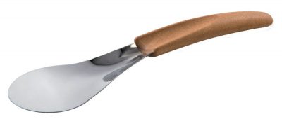 Fagylaltadagoló kanál- fagylaltkenő spatula műanyag nyéllel, 26 cm, barna