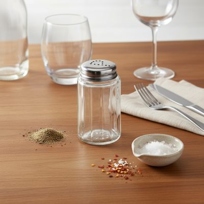 Borsszóró, 3,5x7 cm, üveg, egyenes oldalú