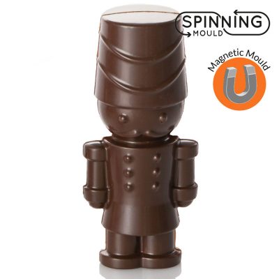 Játék katona 3D polikarbonát öntőforma, mágnesekkel, Spinning Mould