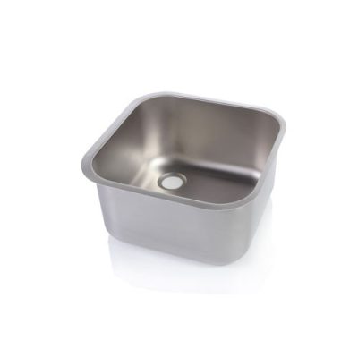 Négyszögletes mosogatómedence, 400x400x250 mm