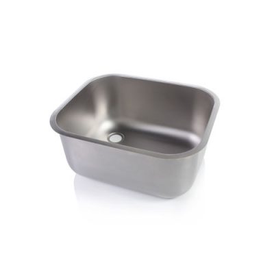 Négyszögletes mosogatómedence, 600x500x300 mm, balos