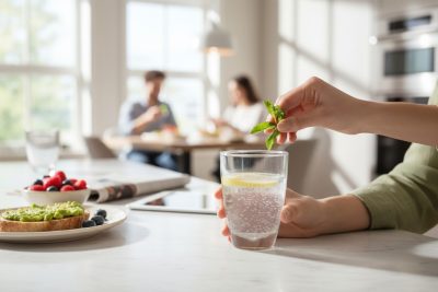 Fonte vizes pohár, 310 ml, üveg, 6 db-os csomag