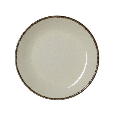 Smilla Sand lapostányér, 21 cm, porcelán, 6db-os csomag