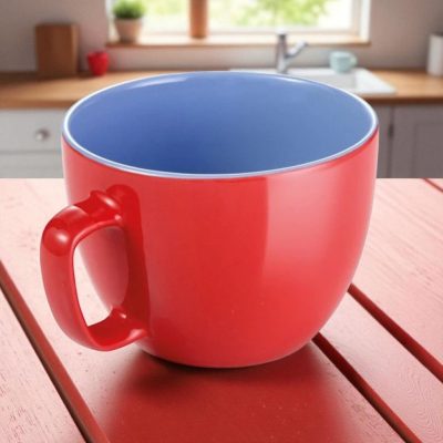 CREMA SHINE Extra Nagy Bögre, piros, 860 ml, kerámia