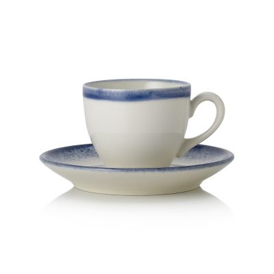 Vida Marina kávéscsésze+alj, 90 ml, porcelán, 6 + 6 db-os csomag