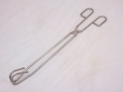 Húsfogó csipesz, 29 cm, rozsdamentes - Magyar termék