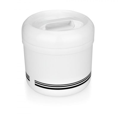 Jégtartó vödör, duplafalú, 4 l, fehér, fehér polipropilén - Német minőség