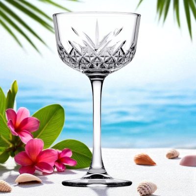 Timeless boros kehely - 6 db-os csomag- metszett 160 ml üveg