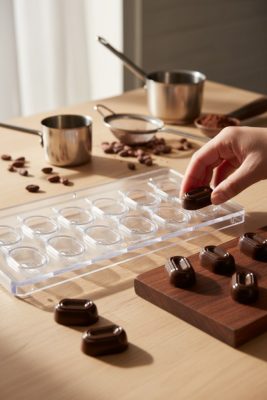 Biscuit Bonbon csokoládéforma, 275 x 175 x 25,5 mm polikarbonát