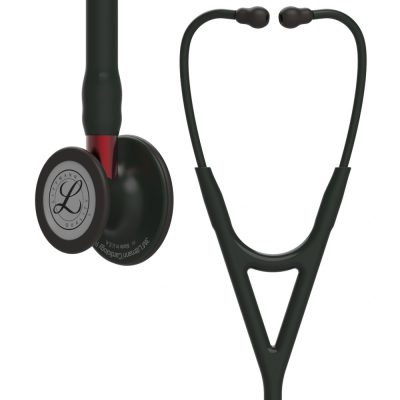 3M™ Littmann® Cardiology IV™ Fonendoszkóp 6200, fekete cső, vörös szár, 69cm