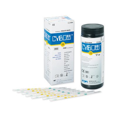 11 paraméteres vizelet tesztcsík Cybow 100db-os