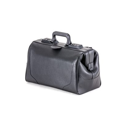 Táska DÜRASOL RUSTICANA bőr 9111 fekete / 1 nagy zsebes