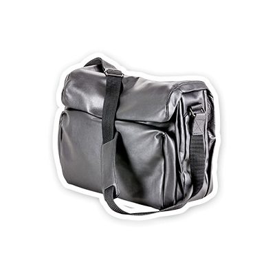 Táska DÜRASOL PICCO BELLO 9300, vállra vehető, fekete, bőr