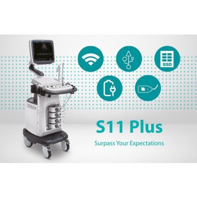 SonoScape S11 Plus ultrahang konvex és lineáris fejekkel