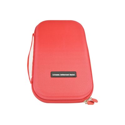 Fonendoszkóp tartó Littmann fonendoszkópokhoz, erősített oldalfallal - piros