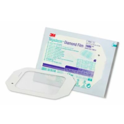Tegaderm Diamond átl. filmkötszer papírkerettel 10 cm x 12 cm 1686 ( 50 db)