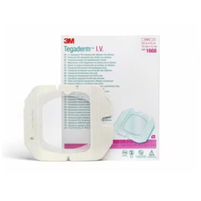 Tegaderm filmkötszer tapadásmentes ablakkal 12 cm x 12 cm 1668 (25 db)