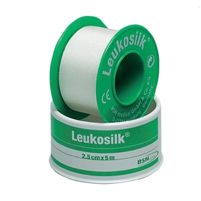 Selyem ragtapasz LEUKOSILK 2,5cm x 5m