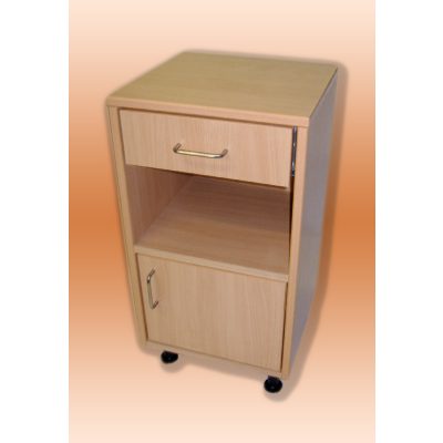 Kórtermi éjjeli szekrény bútorlapból, jobbos kivitel