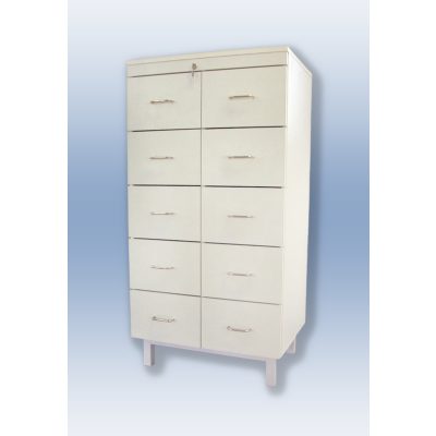 Kartontároló szekrény (A5-ös borítékhoz) 6 fiókos kivitel 