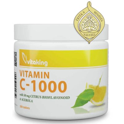Vitaking C-1000 Bioflavonoid Acerola 200 tabletta