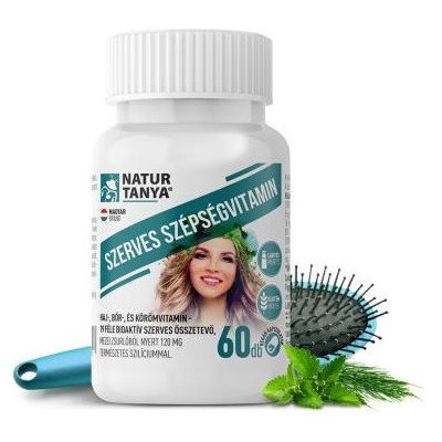 Natur Tanya® Szerves szépségvitamin 60db kapszula haj, bőr köröm vitamin