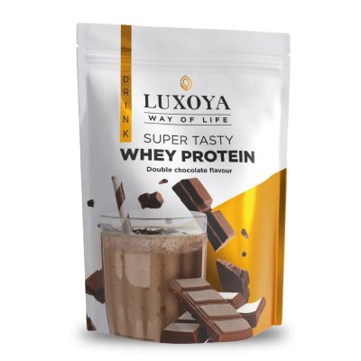 Luxoya Super Tasty Whey Protein 450g - Dupla csokoládé ízű DOY