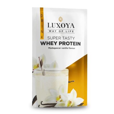 Luxoya Super Tasty Whey Protein 30g - Madagaszkári vanília ízű minta