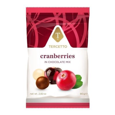 Tercetto Cranberries chocolate Mix 80g