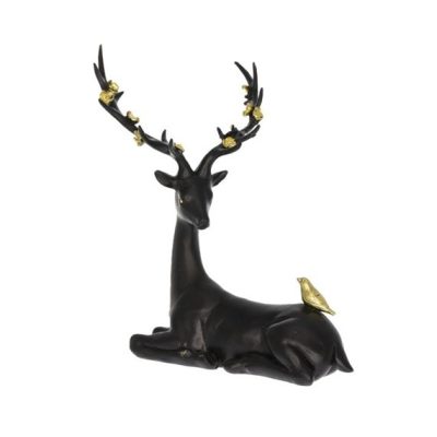 Szarvas madárral poly fekvő 20x12x21cm