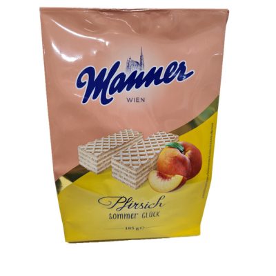 Manner őszibarackos ostya 185g