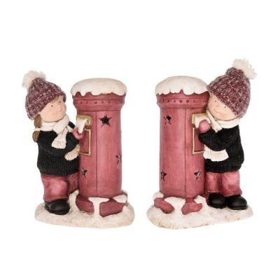 Gyerek fiú,lány postaládával led 42cm