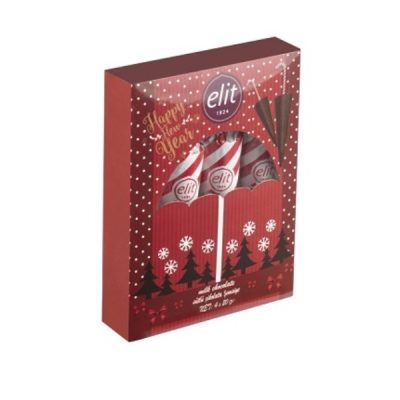 Elit csokiesernyő Happy New Year 4x20g