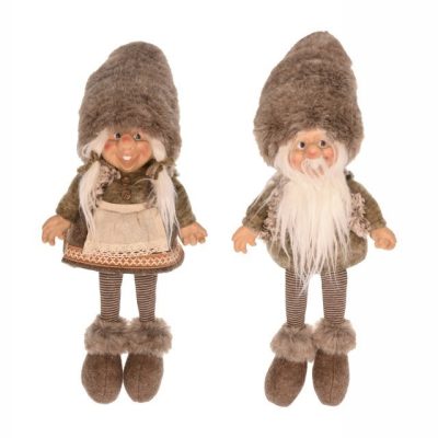 Manó kucsmában lógólábú 2 féle 36cm