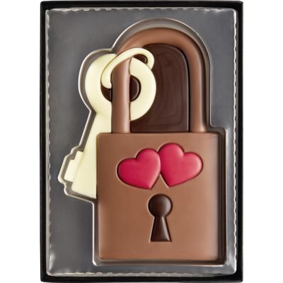 Szerelem lakat tejcsokoládé 80g