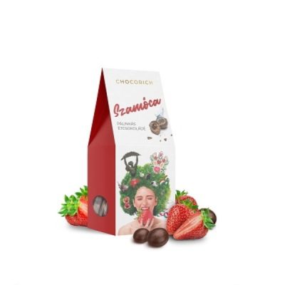 Chocorich szamóca pálinkás csoki 80g