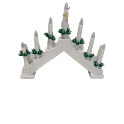 Adventi gyertya 7 led-es fehér