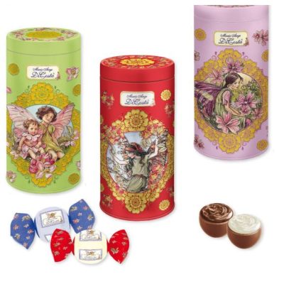 Di Costa praliné kerek fémdoboz 150g