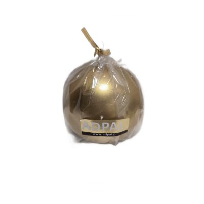 Gyertya adpal arany gömb 9cm