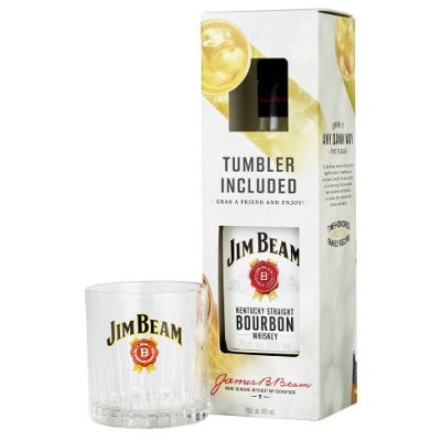 Jim Beam + pohár 0,7L