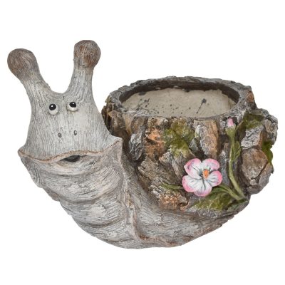 Csiga formájú kaspó kerámia 40x27cm